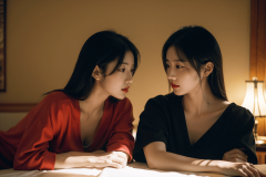 <b>餐桌搭配金属质感的餐椅</b>